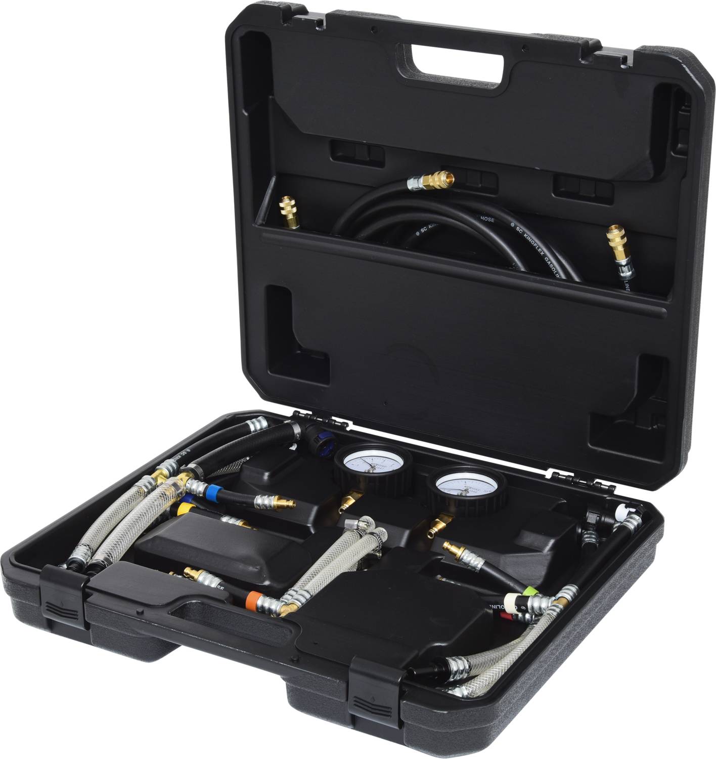 KS Tools 150.1845 Kraftstoff Niederdruck-Diagnose-Satz, 14-tlg