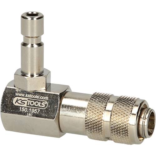 KS Tools 150.1957 Kühlsystem-Bajonettadapter, 90° abgewinkelt