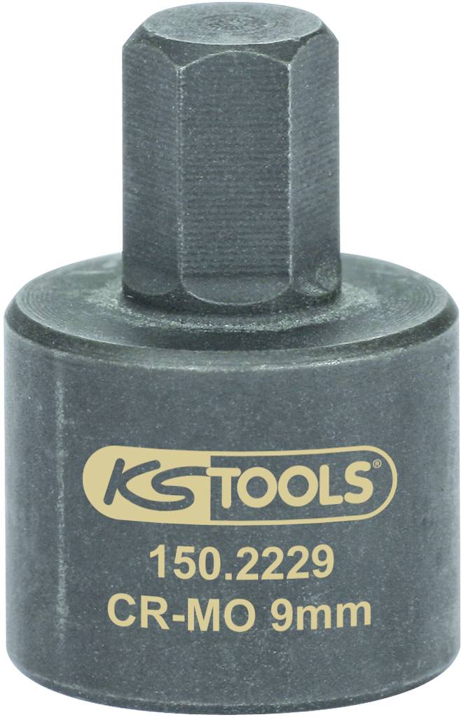 KS Tools 150.2229 3/8 Bremssattel-Stecknuss, 9mm