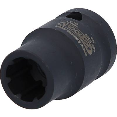 KS Tools 150.2238 1/2" Bremssattel-Spezialstecknuss, 7-kant, 14 mm, 50 mm lang