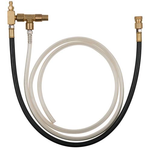 Thumbnail - KS Tools 150.2362 Manometer-Anschlussschlauch mit 1/4 Schlauchanschluss mit Ventil für Bosch CSI und GM TBI Systeme