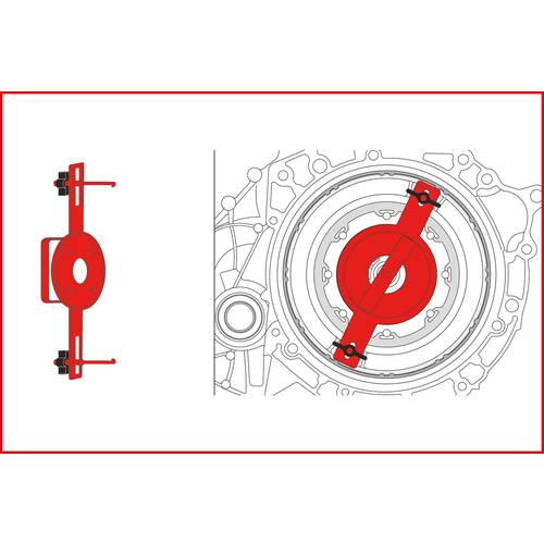 DCT-Kupplungswerkzeug-Satz für Ford / Volvo, 6-tlg KS Tools 150.2415