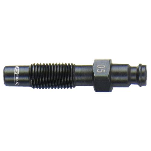 KS Tools 150.3666 Injektoren Adapter, M10x1,25 mit Außengewinde, Länge 57 mm