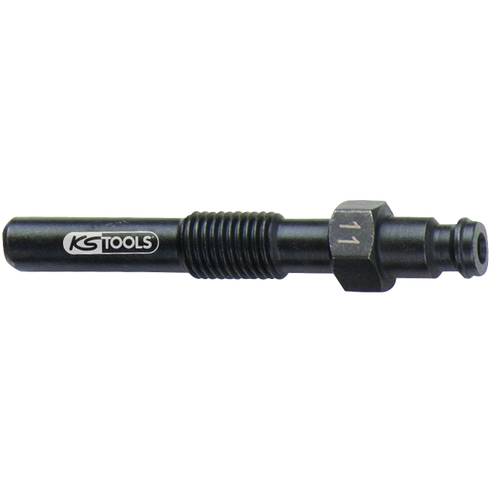 KS Tools 150.3672 Glühkerzen Adapter, M10x1,25 mit Außengewinde, Länge 70 mm