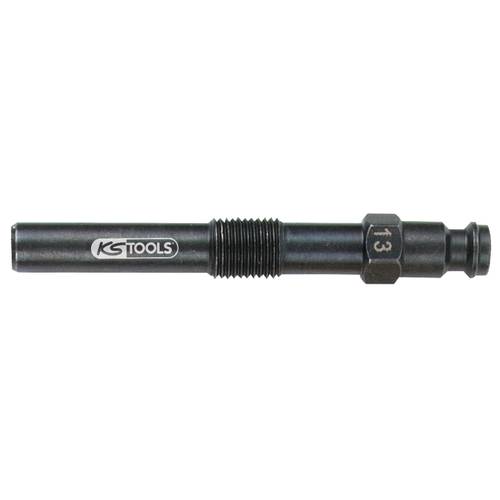 KS Tools 150.3674 Glühkerzen Adapter, M10x1,0 mit Außengewinde, Länge 74 mm