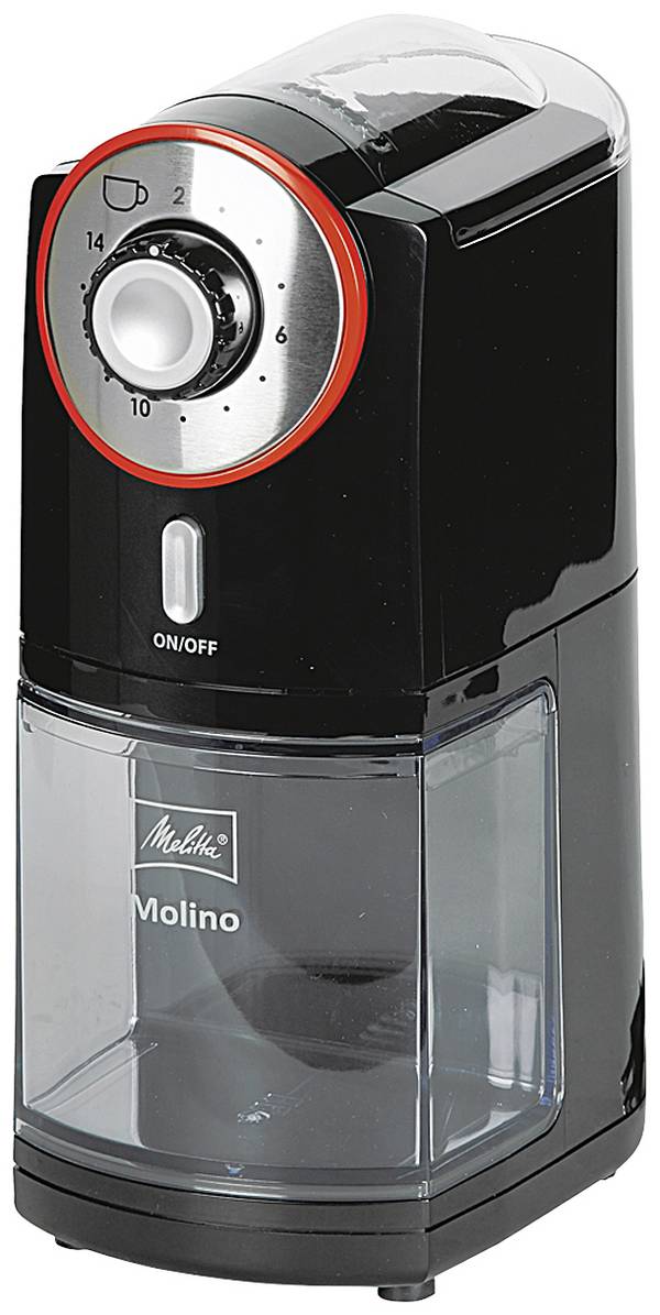 Melitta SDA Kaffeemühle elektrisch Molino 1019-01 sw 200 g