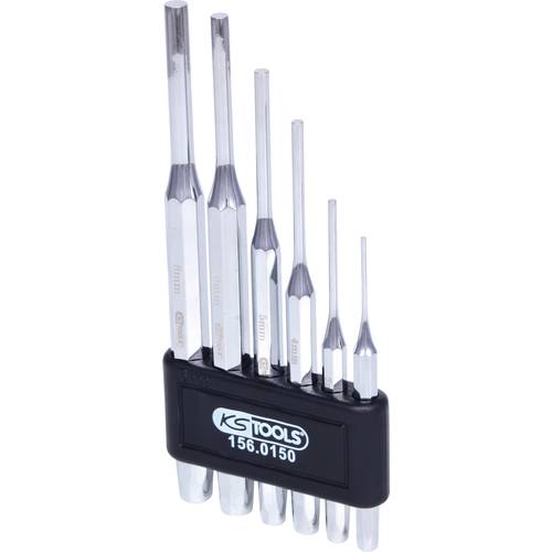 KS Tools 156.0150 Splintentreibersatz, hochglanz verchromt, 6-tlg
