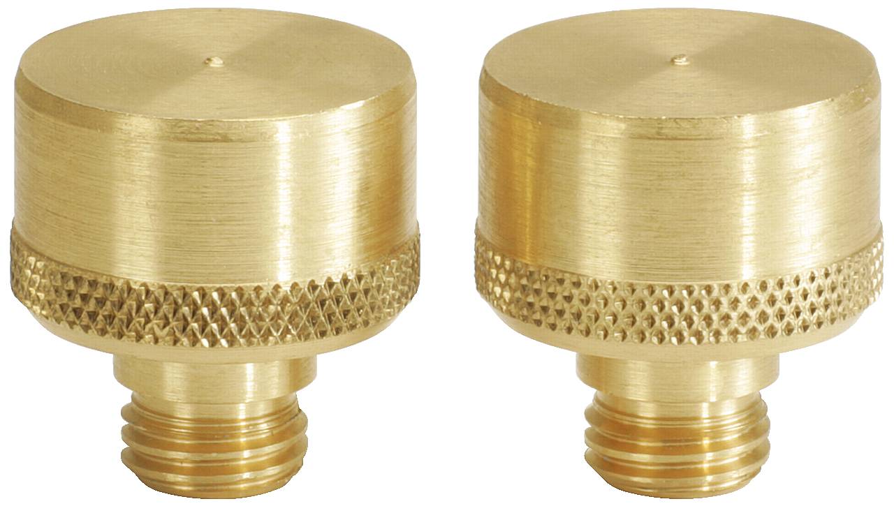 Messing Eintreiber-Aufsatz-Satz, 2-tlg, Ø 12mm KS Tools 156.0458