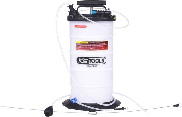 KS Tools 160.0790  Vakuum-Absaugpumpe 9,5 Liter inklusive 4 Sonden