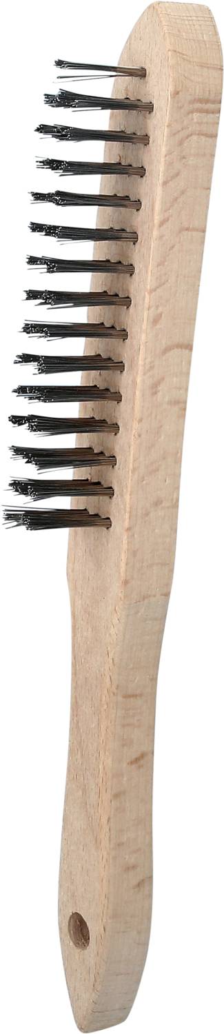 KS Tools 201.2310 Edelstahl Handdrahtbürste 3-reihig, 290mm