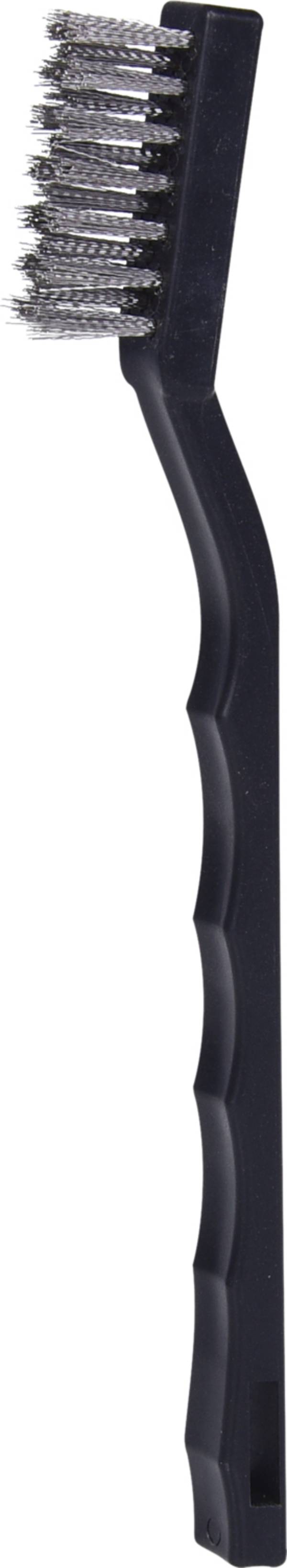 KS Tools 201.2315 Stahldraht Zündkerzen-Drahtbürste-2-reihig, 170mm