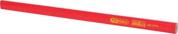 KS Tools 3000070 300.0070 Zimmermannbleistift Bezeichnung der Härte: HB 1 St.