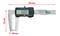 Digitaler Messschieber, Anzeigenbereich 0–60 mm, Gesamtlänge 160 mm, Höhe 55 mm. Anzeige zeigt '0.00 mm'. Markenname 'KS Tools'.