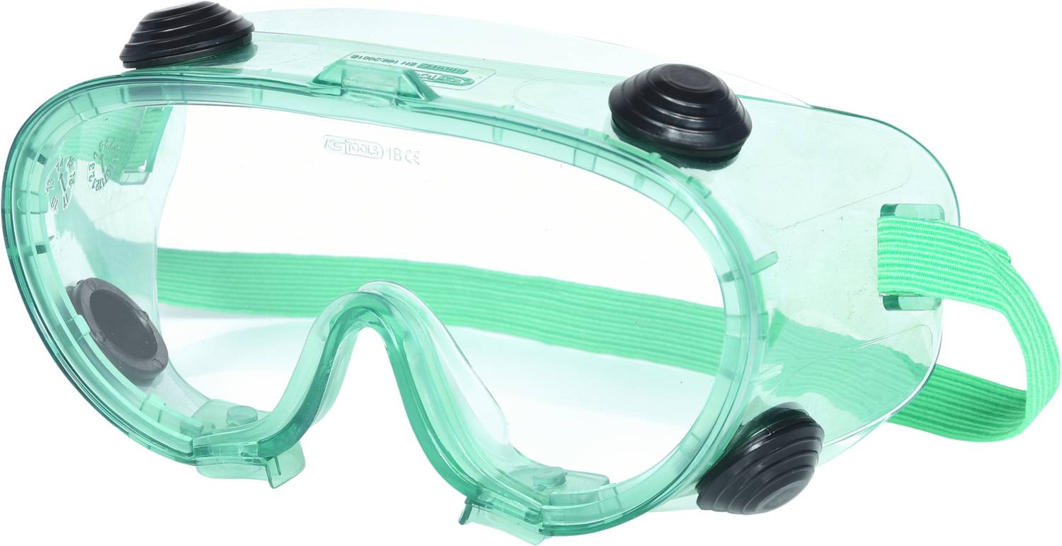 KS TOOLS Schutzbrille mit Gummiband-transparent, CE EN 166 (310.0112)