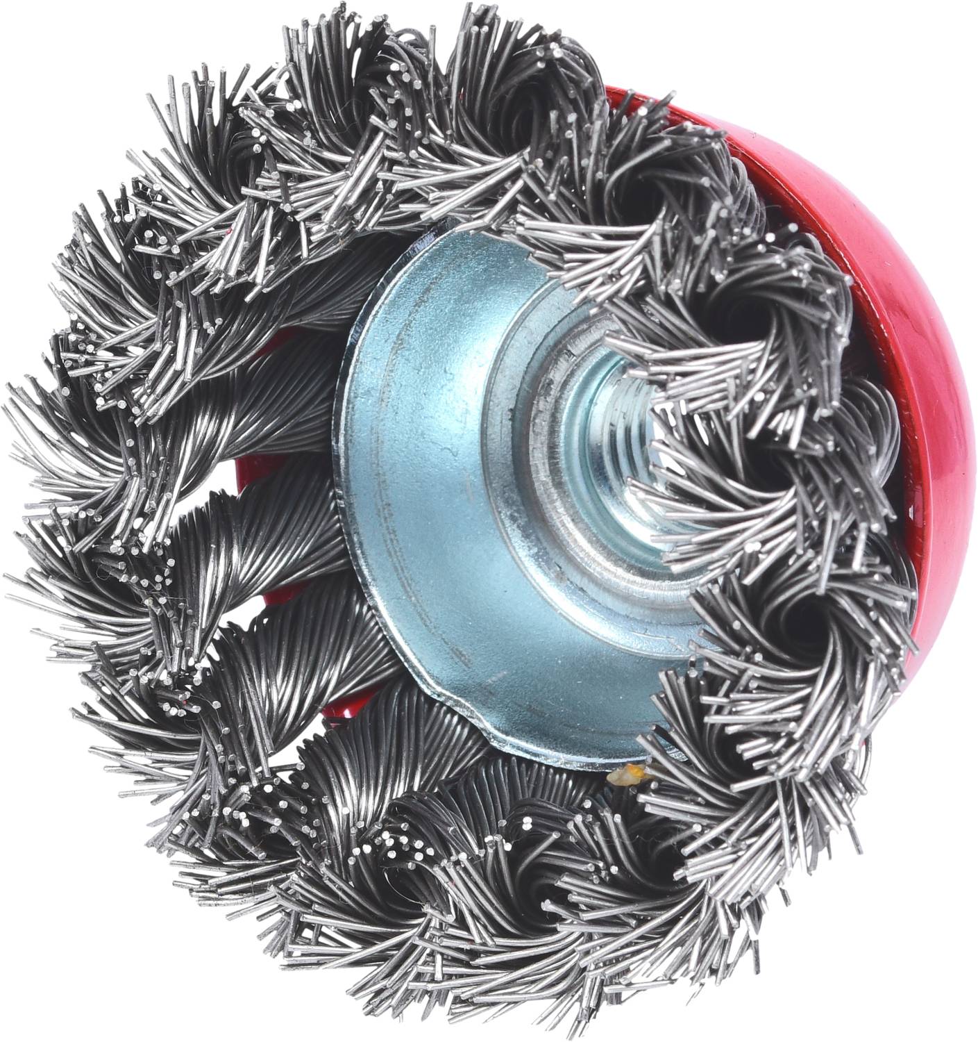 KS Tools 340.0025 Rostfreie Stahldrahttopfbürste 0,5mm, Ø 65mm