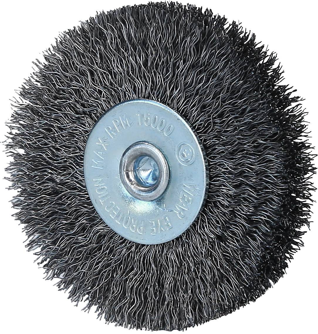 KS Tools 340.0032 Stahldrahtbürstenscheibe 0,3mm, Ø 75mm