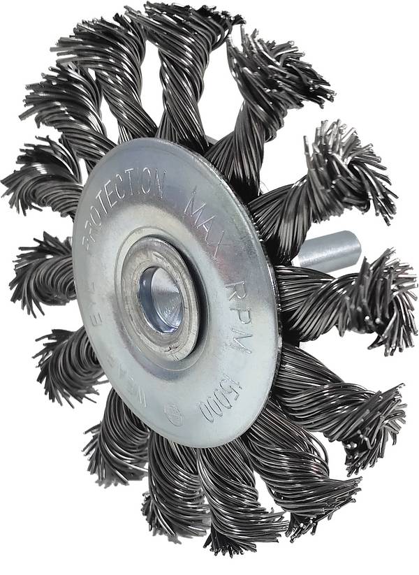 KS Tools 340.0039 Stahldrahtrundbürste 0,5mm, Ø 75mm