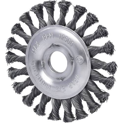 KS Tools 340.0043 Stahldrahtrundbürste 0,5mm, Ø 125mm