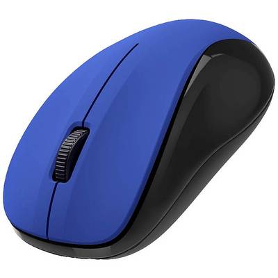 hama 00173021 Optische 3-Tasten-Funkmaus "MW-300 V2", geräuschlos, USB-Empfänger, Blau-0