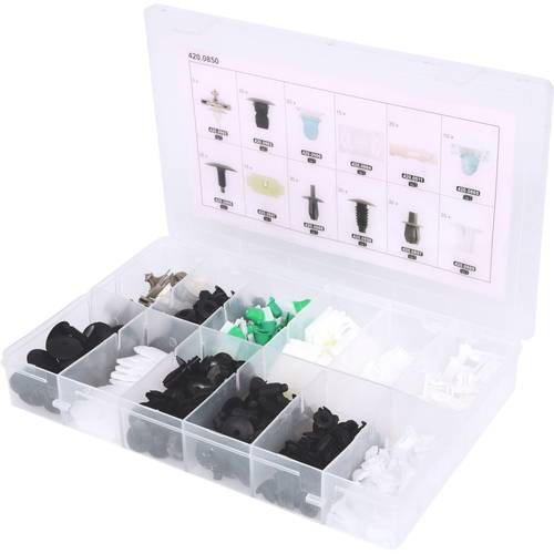 KS Tools 420.0850 Befestigungs-Clip-Satz für Volkswagen, 255-tlg