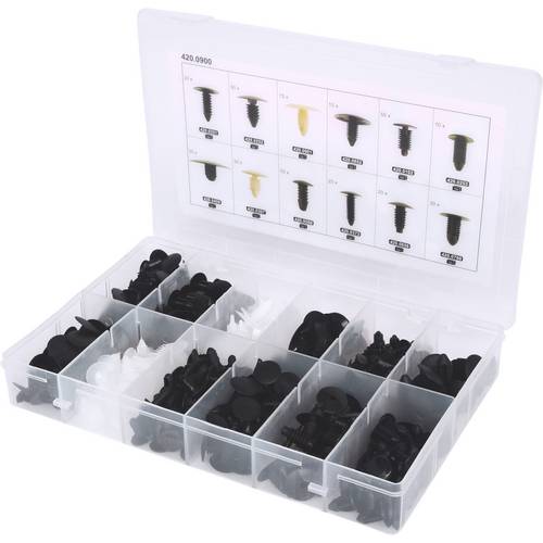 Thumbnail - KS Tools 420.0900 Befestigungs-Clip-Satz für Kabelbäume, 340-tlg