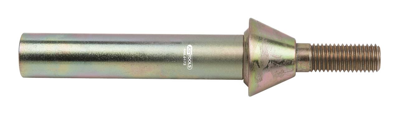 Metallischer Verbindungselement mit konischem Kopf und Gewinde, für mechanische Anwendungen.