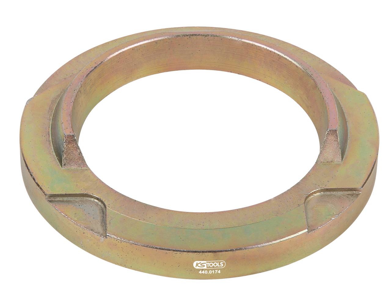 Metalring mit Aussparungen und Aufschrift 'KS Tools 460.074'.