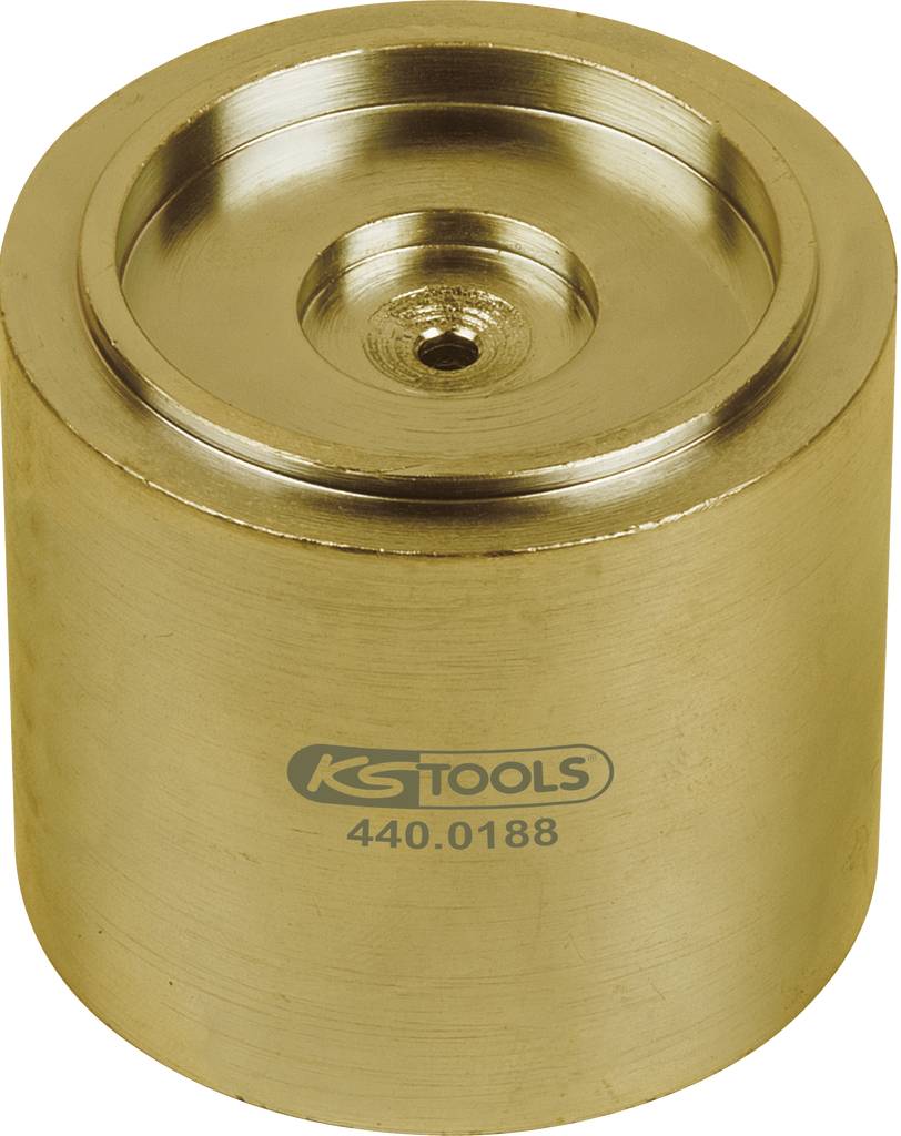 Metallzylinder mit Logo und Nummer 'KS Tools 440.0188' in der Mitte graviert.