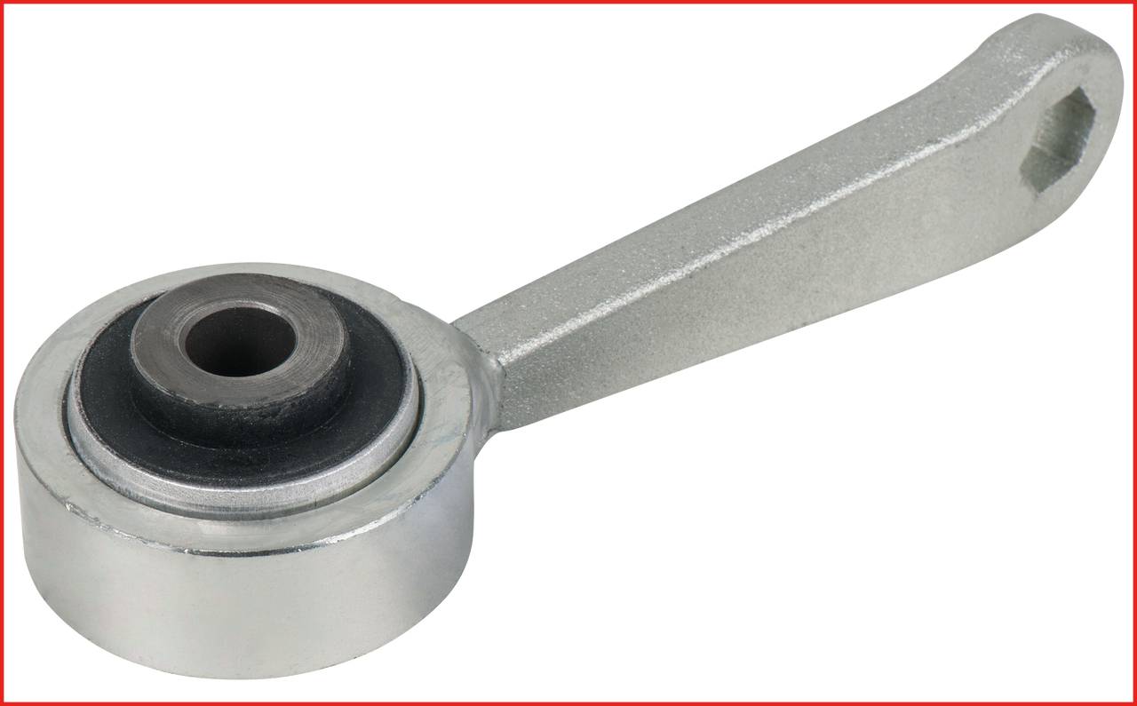 Metallhebel mit rundem Gelenk für mechanische Steuerung oder Maschinenbau.