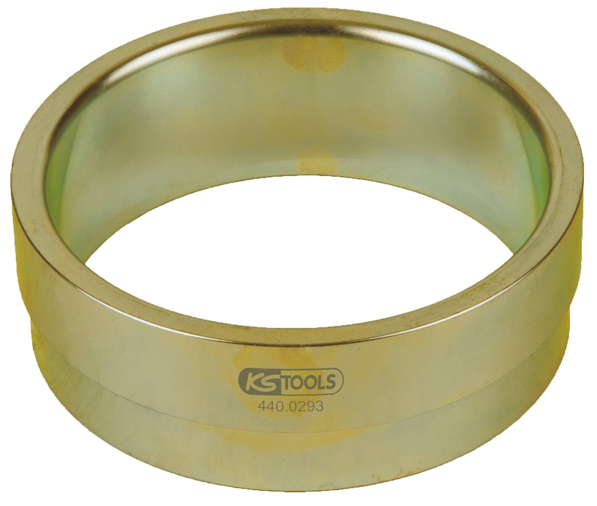 Runder goldfarbener Metallring mit 'KS TOOLS' Aufdruck und der Nummer '440.0293'.