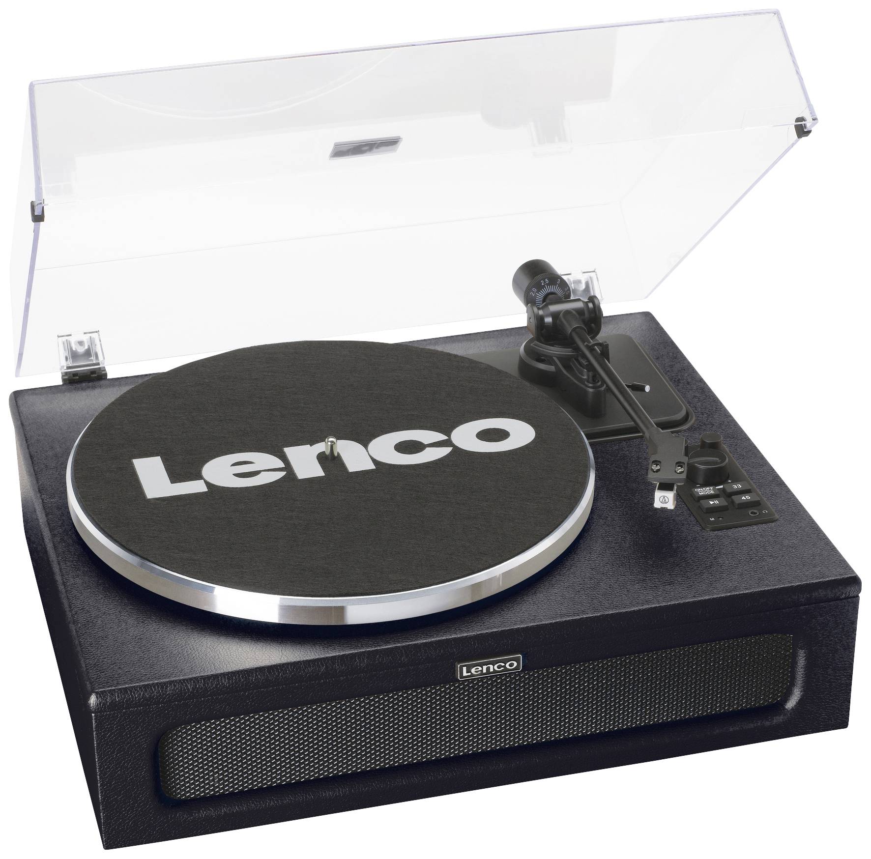 LENCO LS-430BK Plattenspieler mit 4 Lautsprechern, BT (A004831)