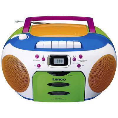 Lenco SCD-971 - Ghettoblaster - 2.4 Watt - Multicolor-0