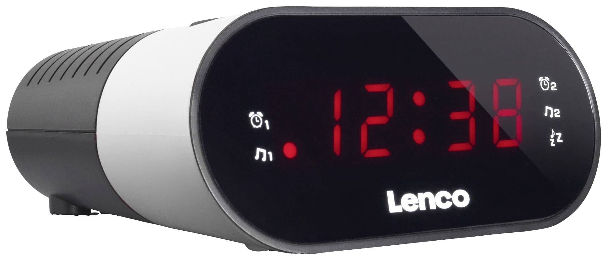 Lenco CR-07 - Radiouhr - 0.3 Watt - weiß-1