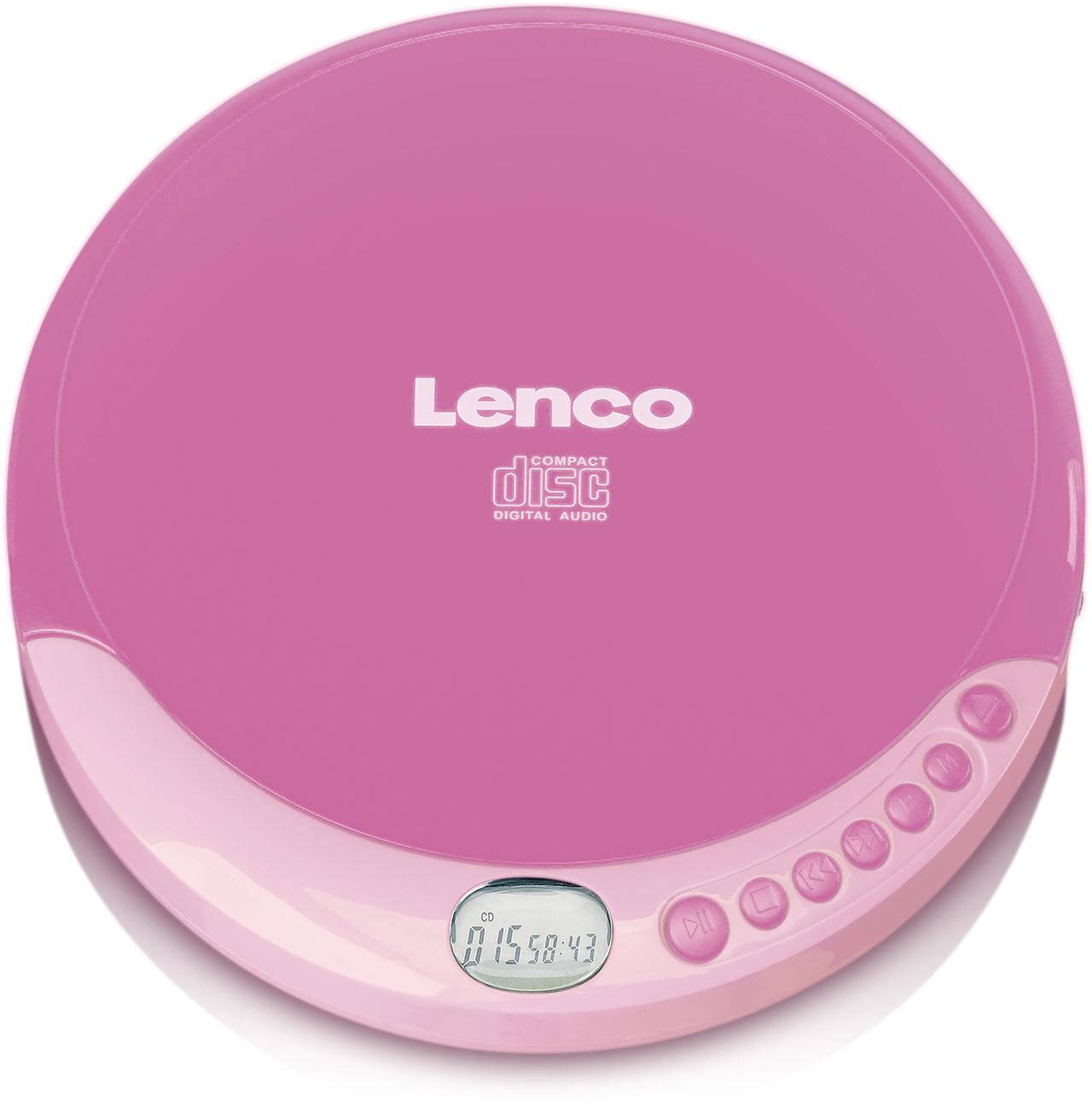 Lenco CD-011 - CD-Player - pink - Lieferzeit in Werktagen: 1-1