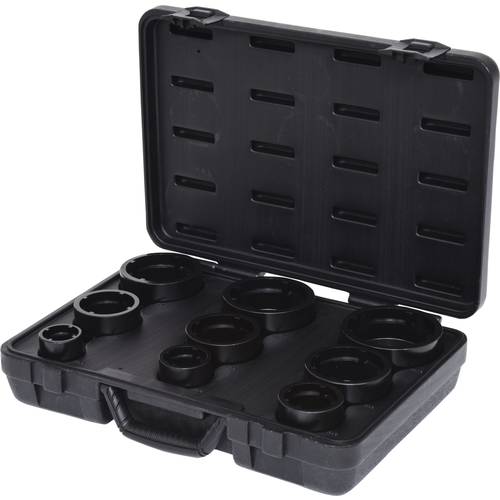 Nutmuttern-Schlüssel-Satz, Zapfen innen liegend, 9-tlg KS Tools 450.5020