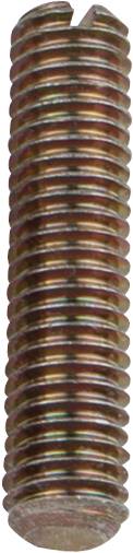 Ein Metallgewindestab mit spiralverzahnter Oberfläche, hauptsächlich verwendet für Verbindungselemente in Maschinenbau und Konstruktion.