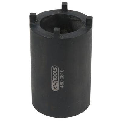 1/2" DAF Nutmuttern-Schlüssel für Lenkgestänge-Befestigung mit 4 Zapfen, 52 mm KS Tools 460.0610