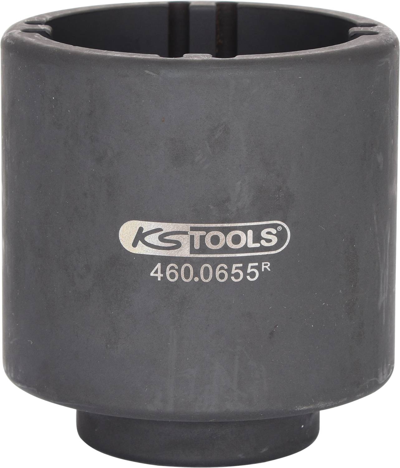 Ein grauer Steckschlüssel der Marke KS Tools, Modellnummer 460.0655R.