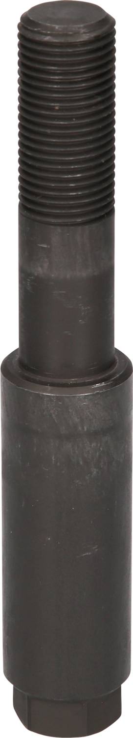 Schwarz beschichteter zylindrischer Metallstift mit Gewinde am oberen Ende.