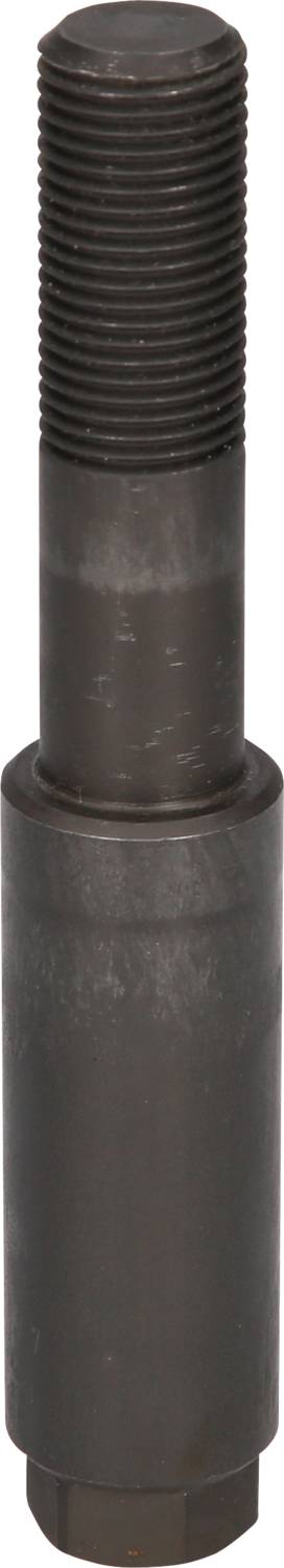 Zylinderförmige Metallschraube mit Gewinde an einem Ende und glatter Oberfläche, üblich im Maschinenbau.