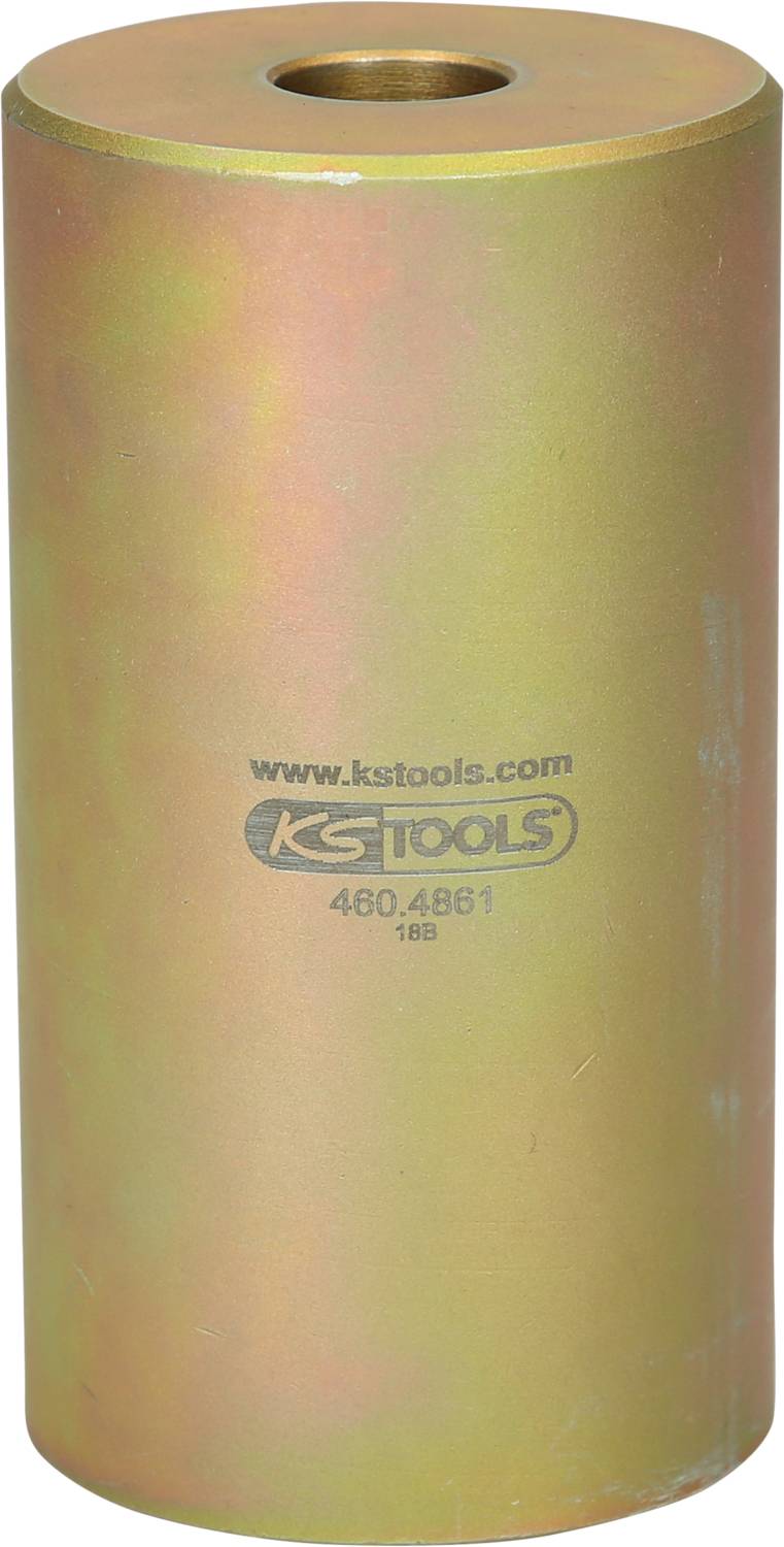 Zylinderförmiges Metallwerkzeug mit der Aufschrift 'ks tools'. Verwendet zur mechanischen Unterstützung oder als Verbindungselement.