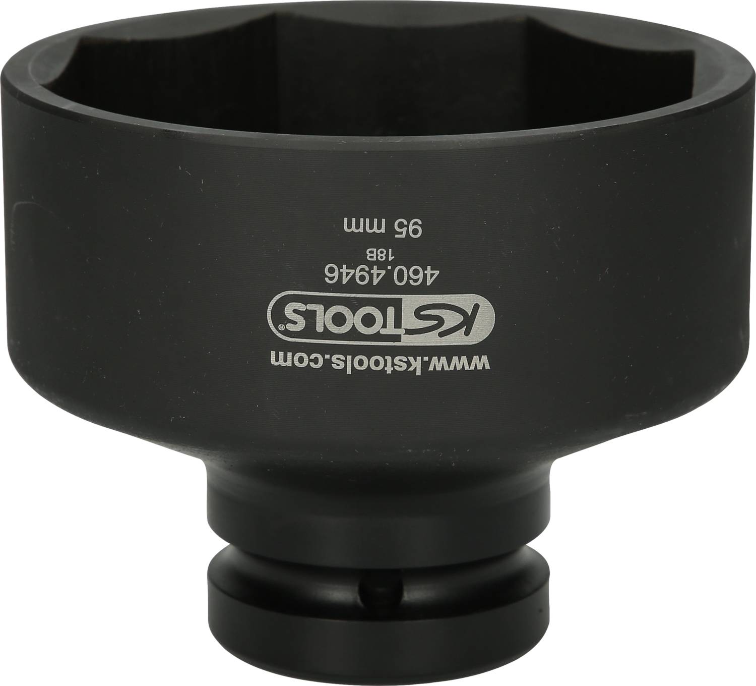 Schwarzes Werkzeugteil mit Aufschrift 'K-Tools 36 mm, 460-4946'.