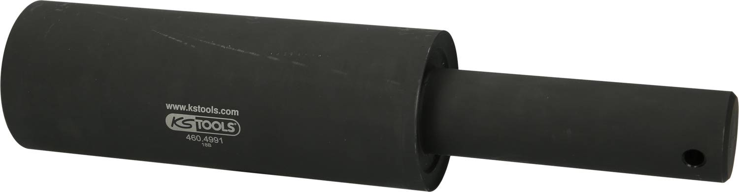 Ein schwarzes Werkzeug mit zylindrischer Form und verlängertem Griff, das von 'KSTOOLS' stammt. Es wird vermutlich für technische oder mechanische Anwendungen verwendet.