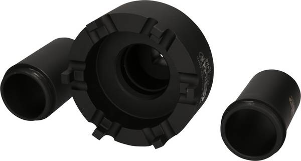 Nutmuttern-Schlüssel-Satz mit 2 Führungsrohren für Mercedes, Ø 113 mm , 3-tlg KS Tools 460.5425