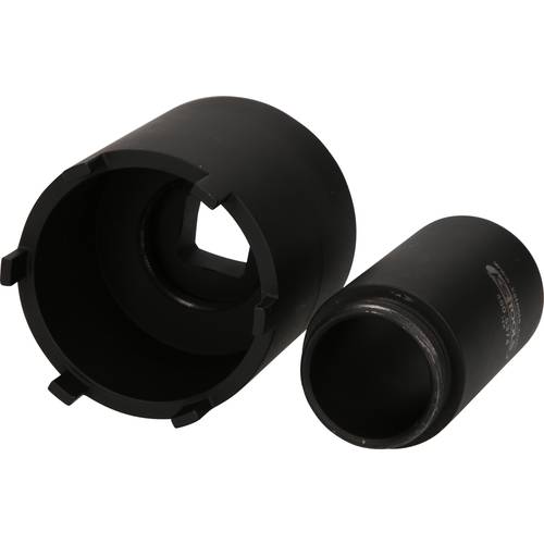 Nutmuttern-Schlüssel-Satz mit Führungsrohr für Mercedes, Ø 63 mm , 2-tlg KS Tools 460.5625