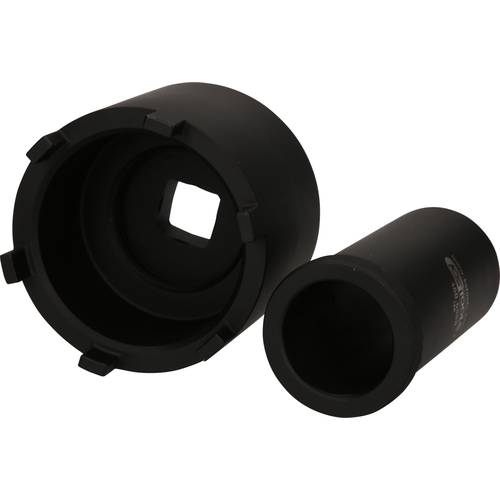 Nutmuttern-Schlüssel-Satz mit Führungsrohr für Mercedes, Ø 75 mm , 2-tlg KS Tools 460.5630