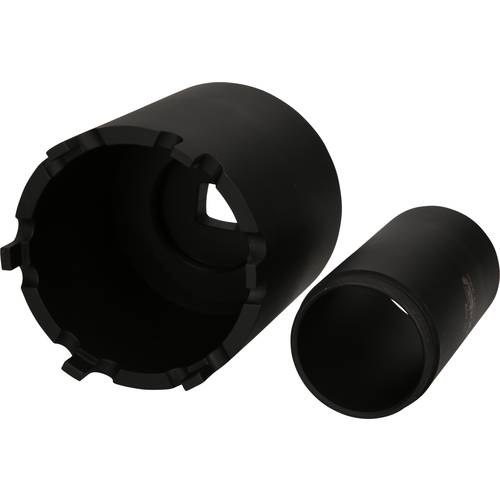 Nutmuttern-Schlüssel-Satz mit Führungsrohr für Mercedes, Ø 100 mm , 2-tlg KS Tools 460.5645