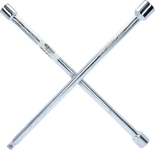 Radkreuzschlüssel f.PKW,1/2"x17x19x21mm KS Tools 518.1153