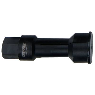 Ein schwarzes Werkzeug aus Metall, zylindrische Form mit hexagonalem Ende, Aufschrift 'KS TOOLS 690.0141' sichtbar.