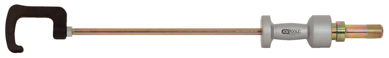 Handwerkzeug mit langem Stab, Haken an einem Ende und Griff am anderen. Verwendet zum Ziehen oder Heben von schweren Gegenständen.